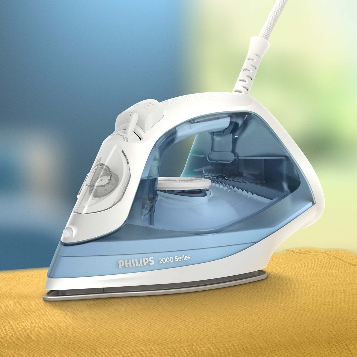 Steam Iron, Non-Stick Soleplate, 25g/min Steam Output