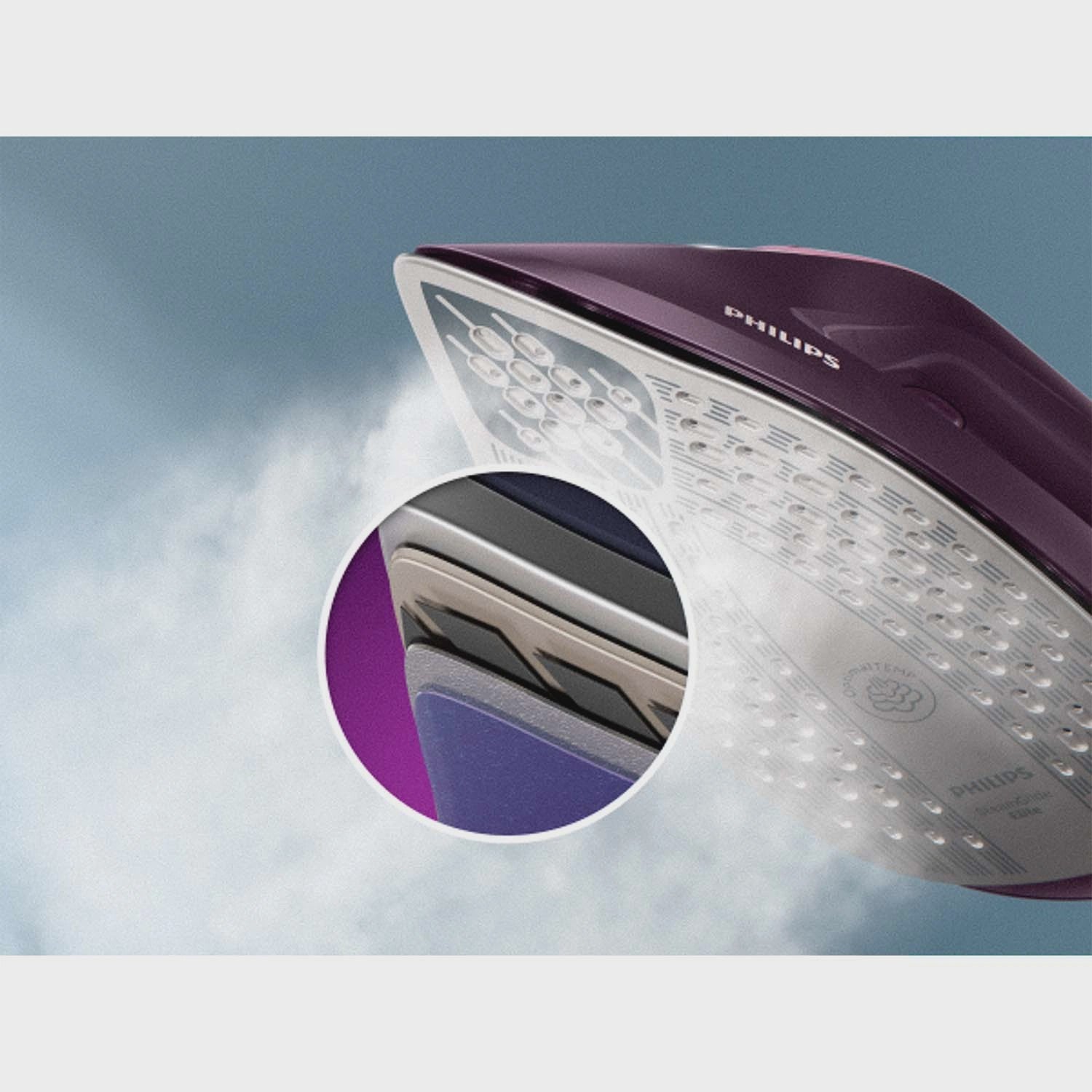 Steam Iron with TurboPower, 1.5L Tank, OptimalTEMP