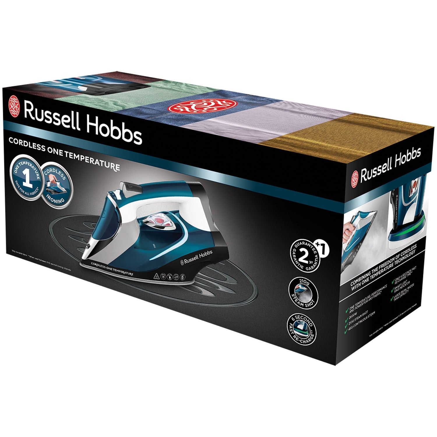 Steam iron Cordless One Temperature