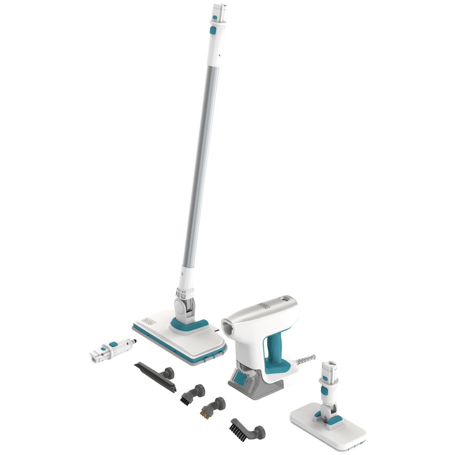 Steam mop 1500W Steam system 8 accessories