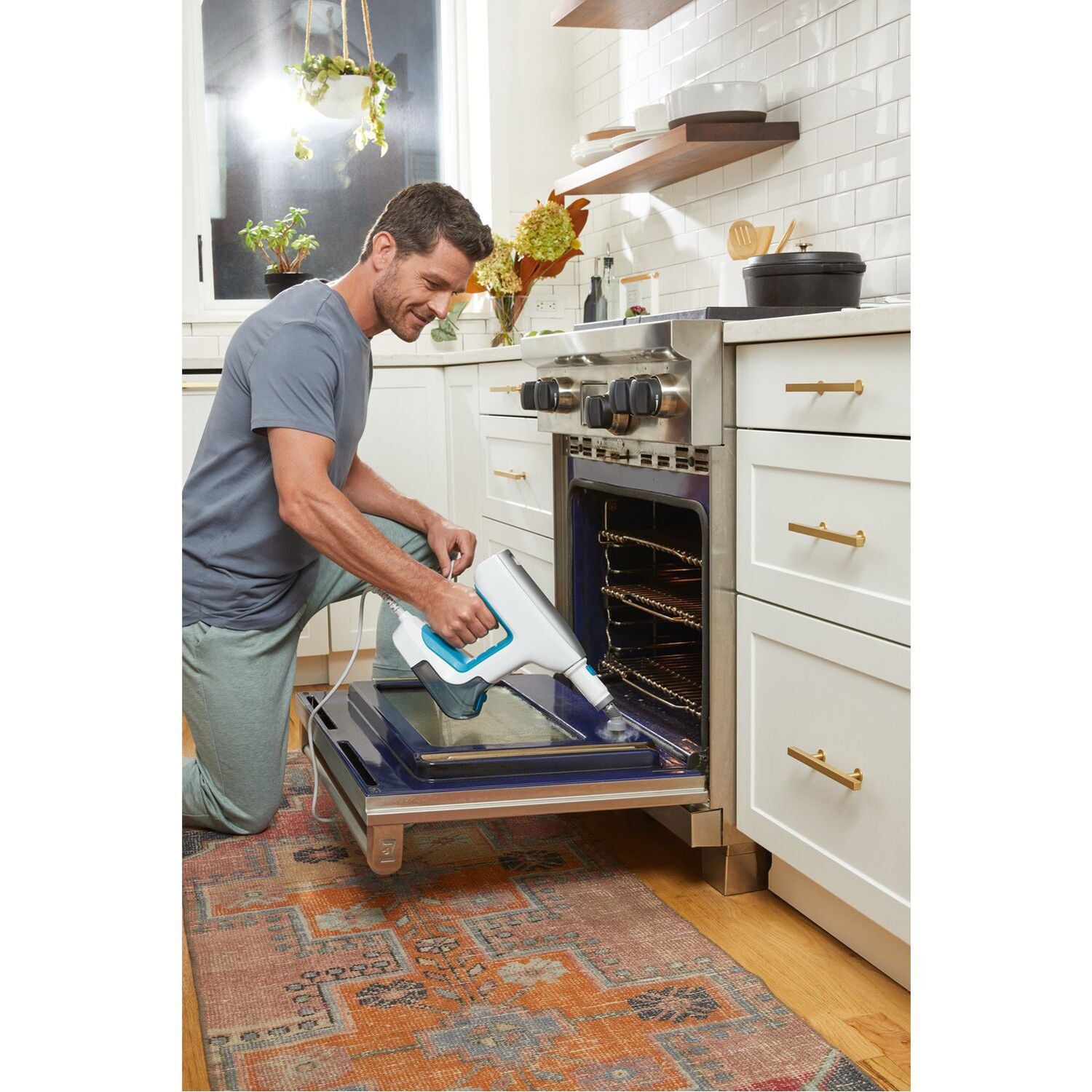 Steam mop 1500W Steam system 8 accessories