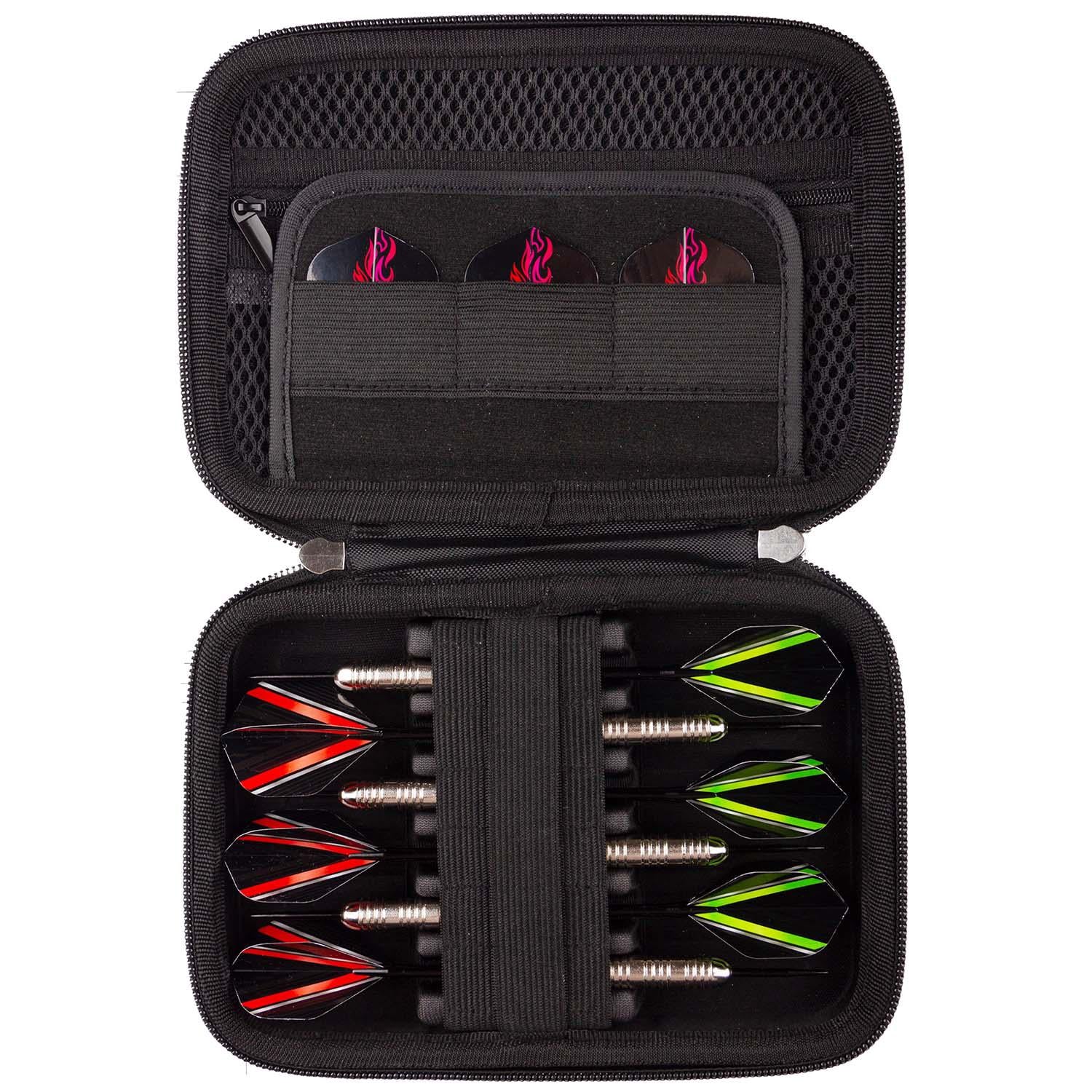 Steel Darts Set, 23g, 6 Pieces with Case