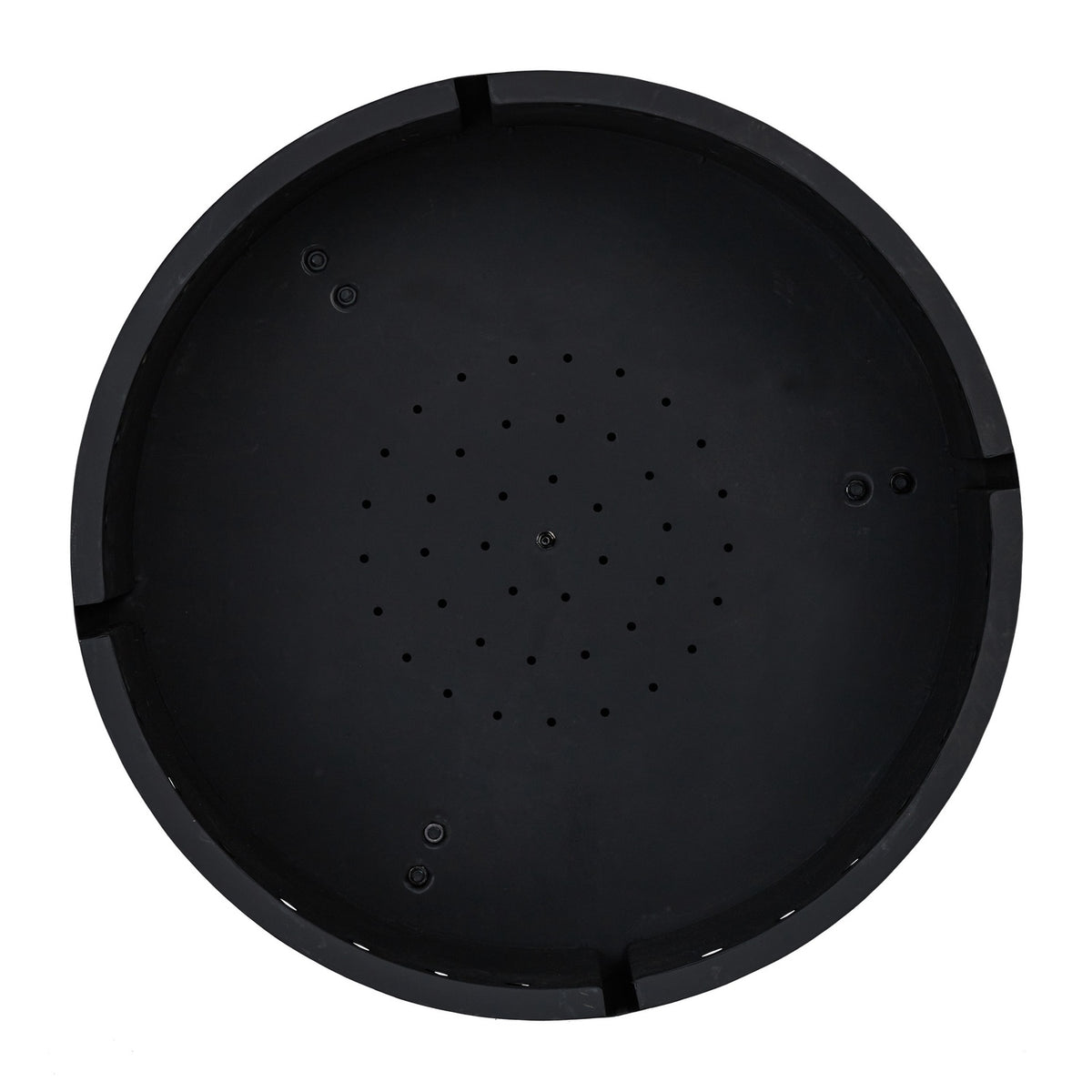 Steel Fire Bowl with Spark Guard and Heat Shield