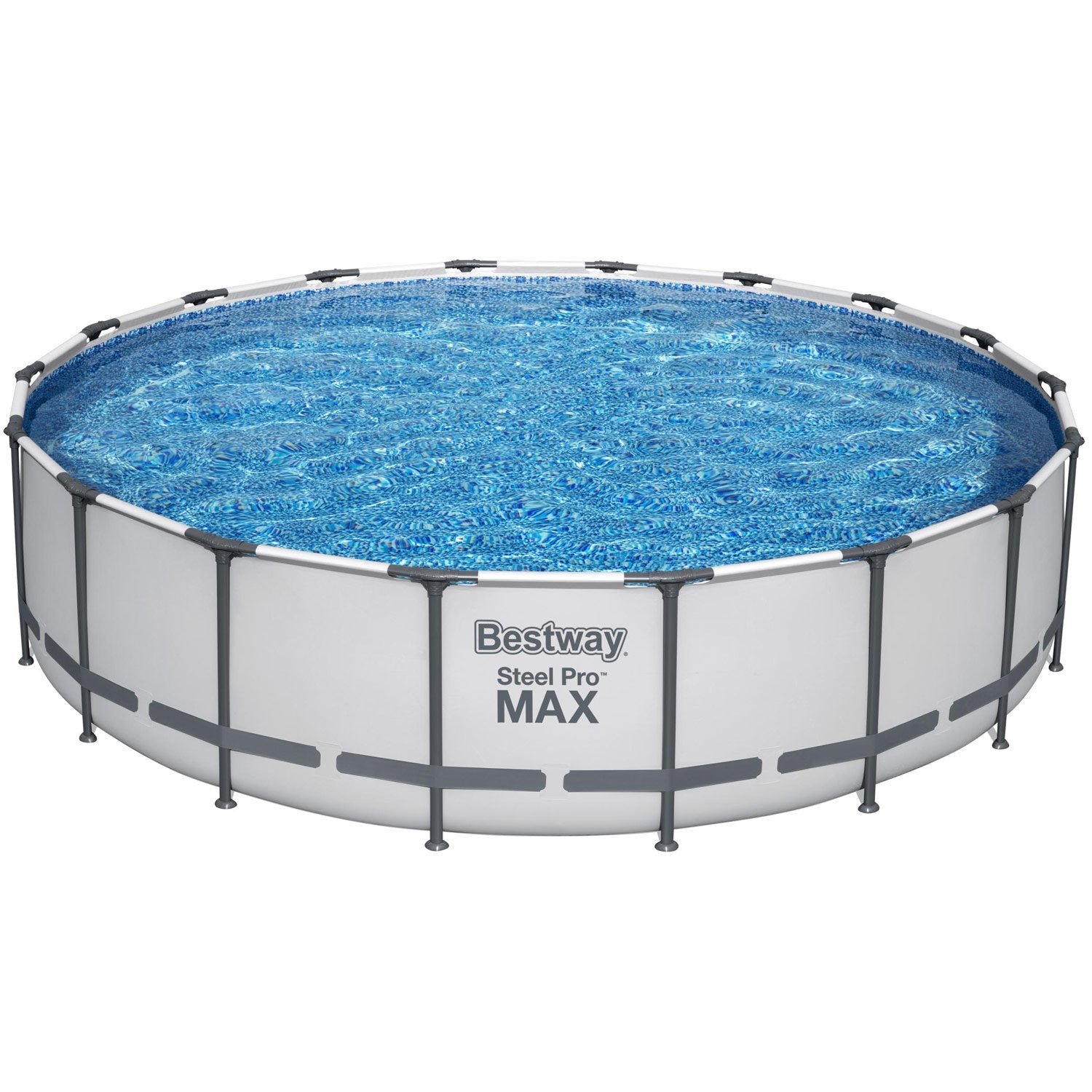 Steel Frame Above Ground Pool, 5.49m x 1.22m, Easy Setup