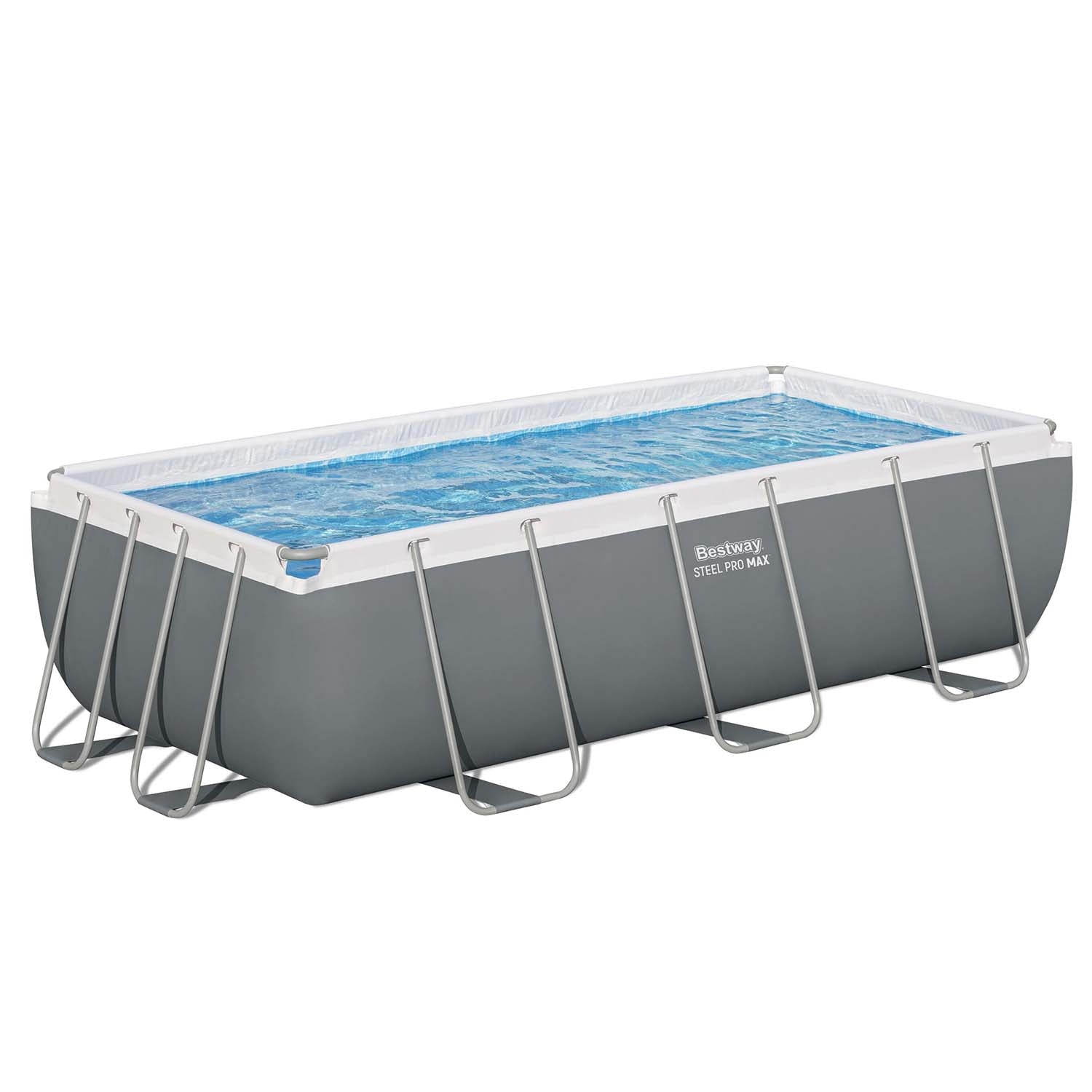 Steel Frame Pool 4.04 x 2.01 x 1.00 m with Filter Pump