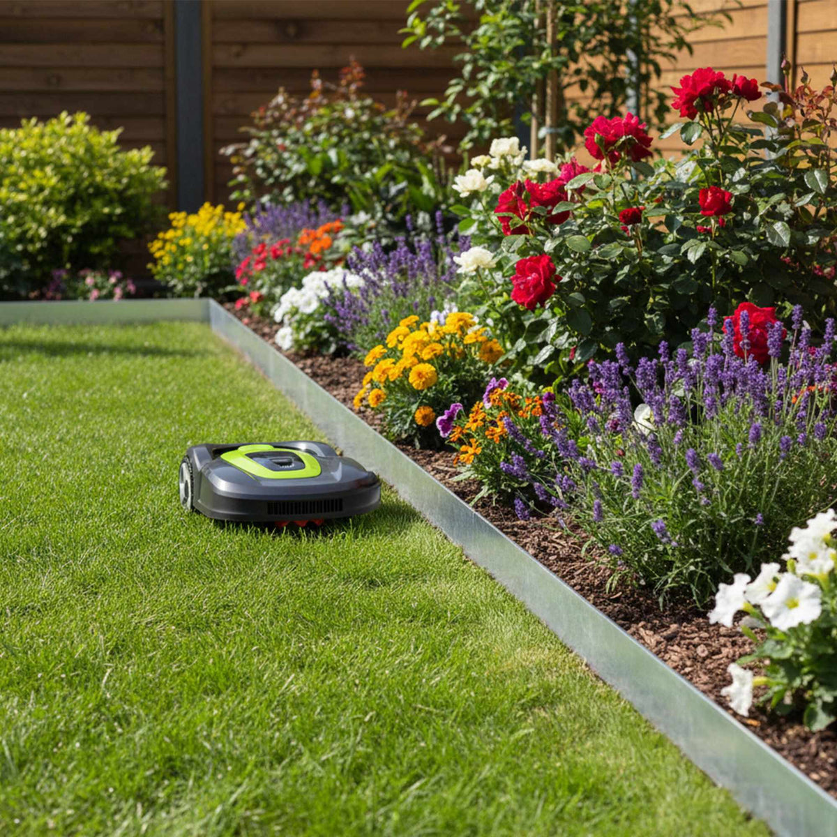 Steel Garden Bed Edging – Flexible, Weed Barrier