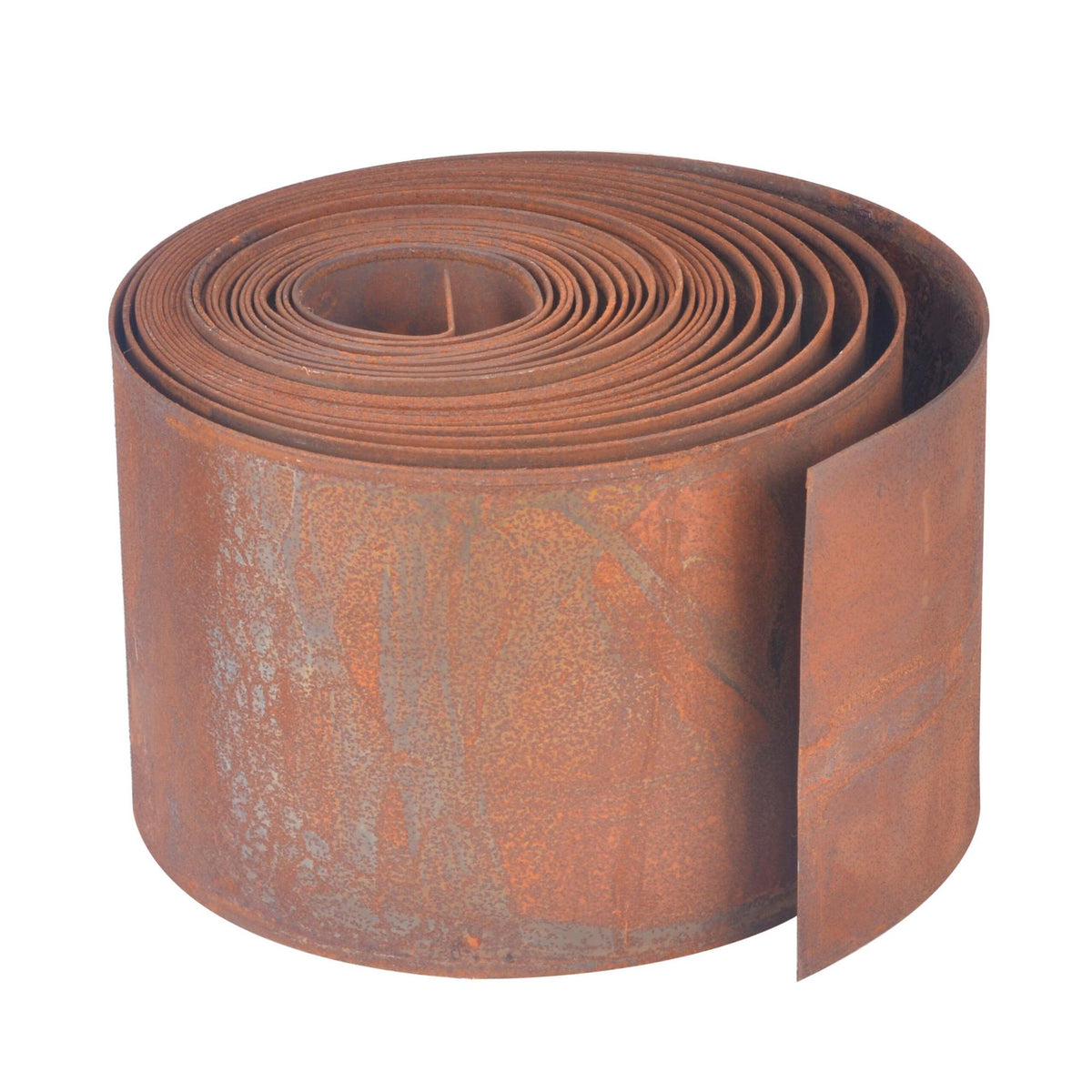 Steel Lawn Edging – Rust-Look, Flexible, Weed Barrier