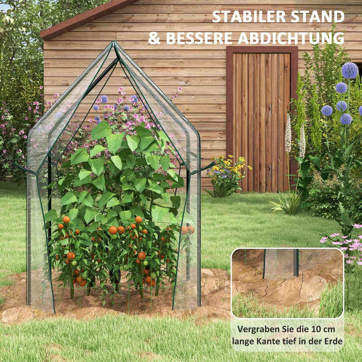 Steel Raised Bed Garden Bed Planter Box With Gloves, Green, 125X47X40Cm