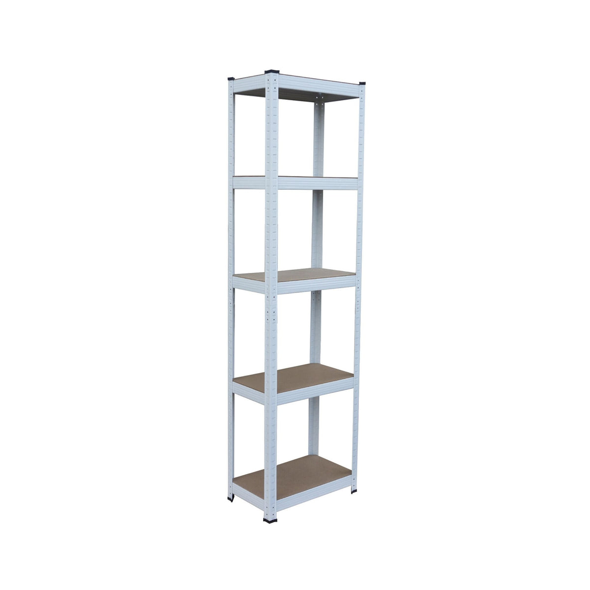 Steel Storage Rack, Heavy-Duty, 5 Adjustable Shelves