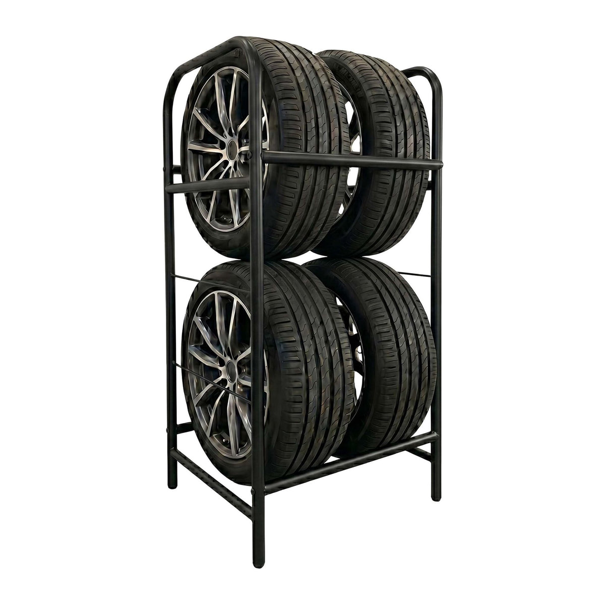Steel Tire Rack – Garage Storage, Protective Feet