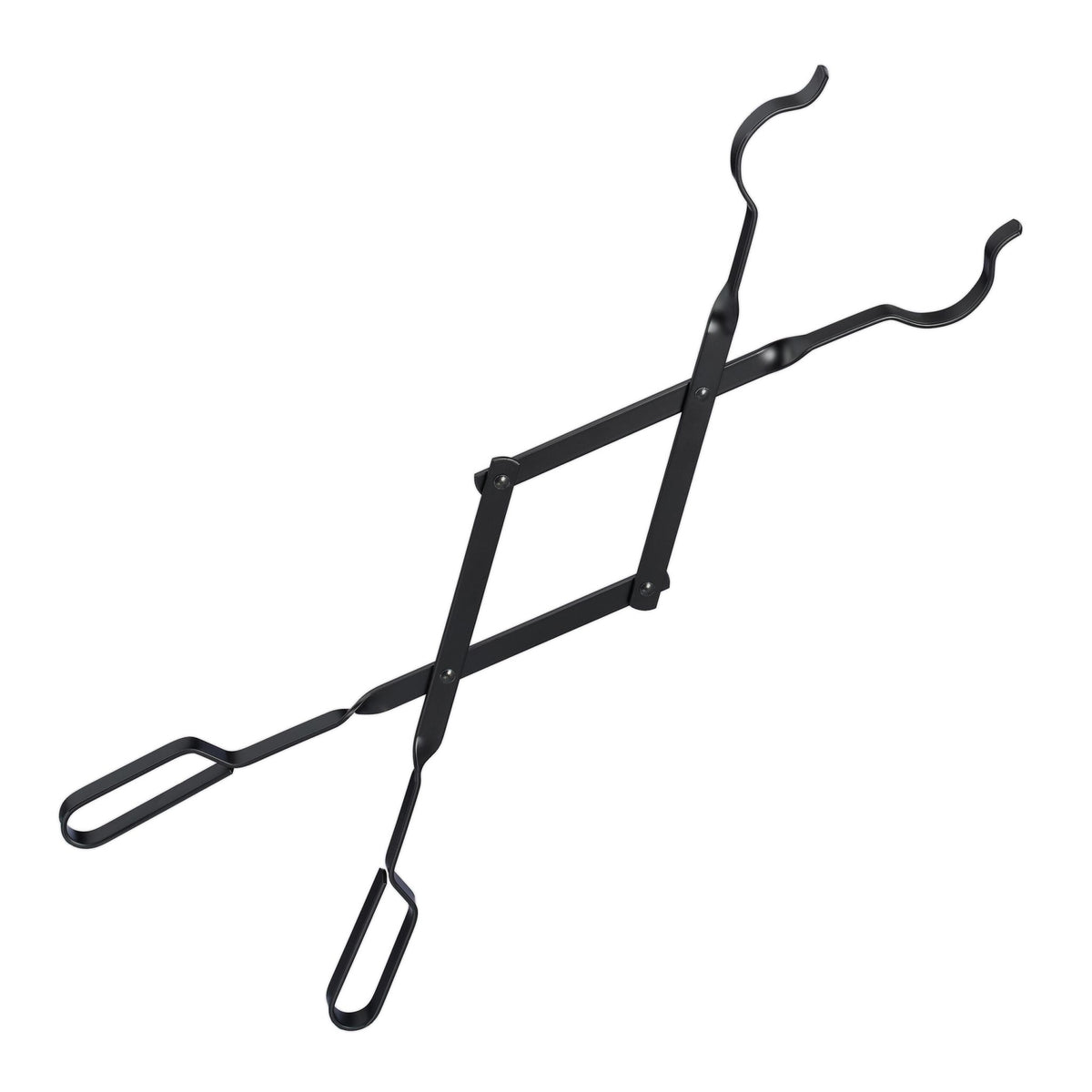 Steel fireplace rod