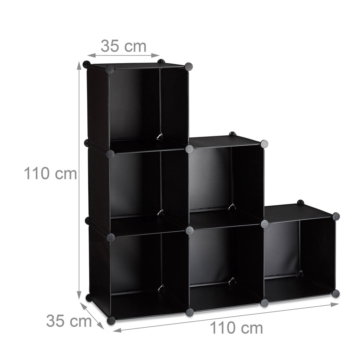 Step shelf 6 compartments for connection