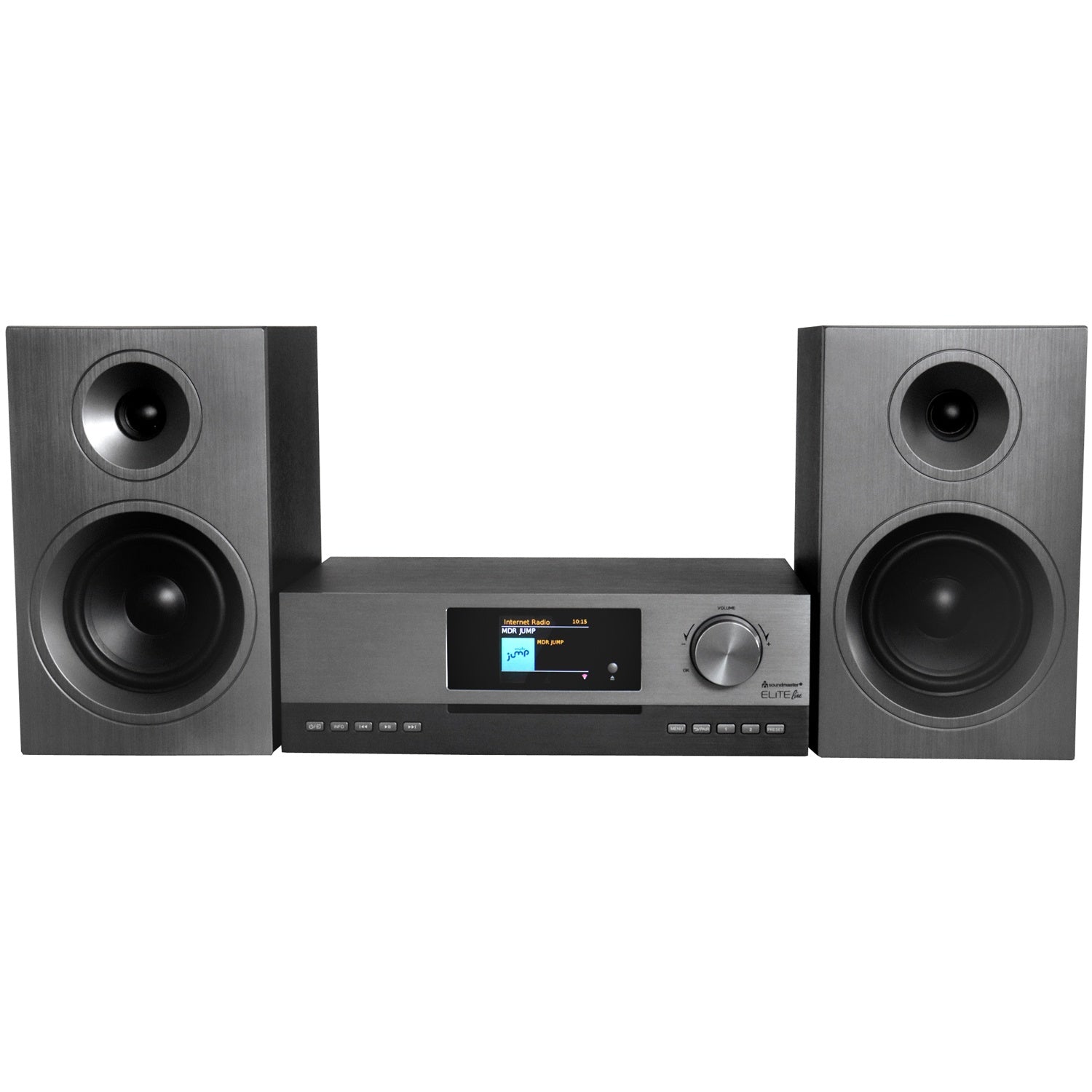 Stereo HiFi System with Internet/DAB+/FM Radio, CD, Bluetooth