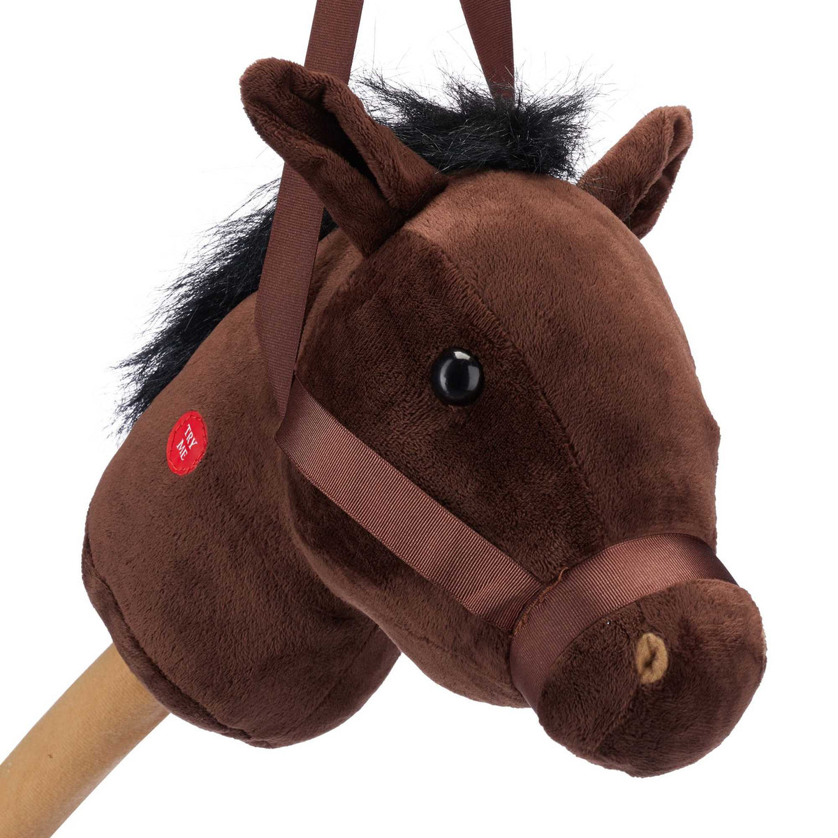 Stick horse with sounds for children
