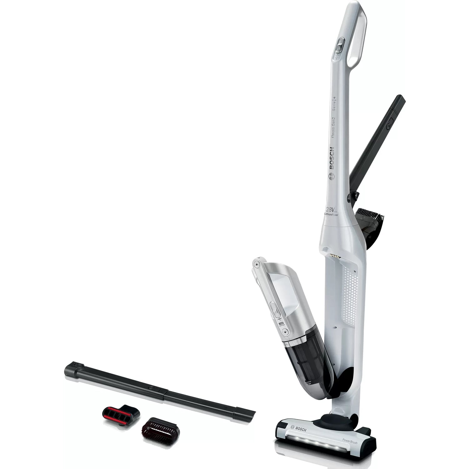 Stick vacuum cleaner, Flexxo Gen2 28Vmax, White BBH3ALL28