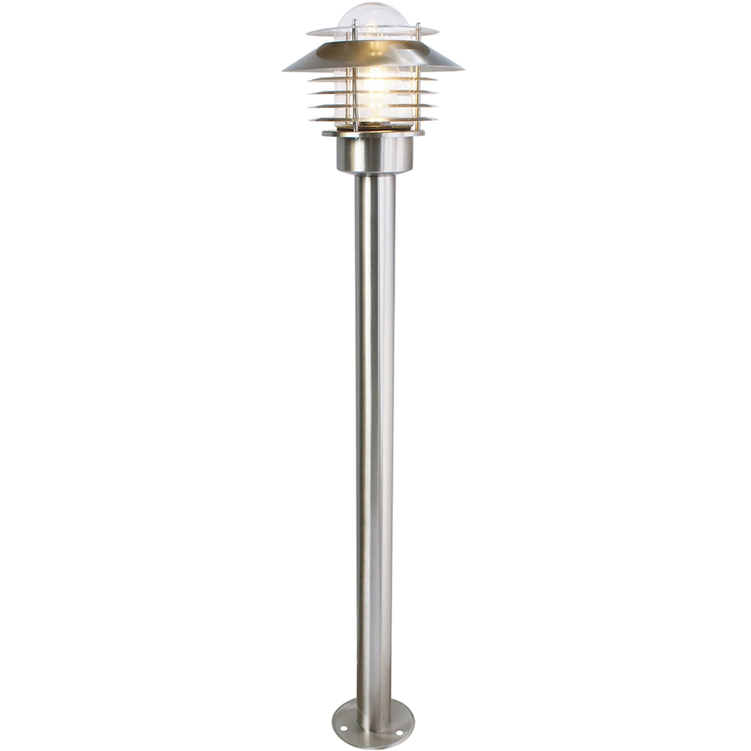 Stig Bollard Bollard 100cm E27 socket IP44 Aluminium