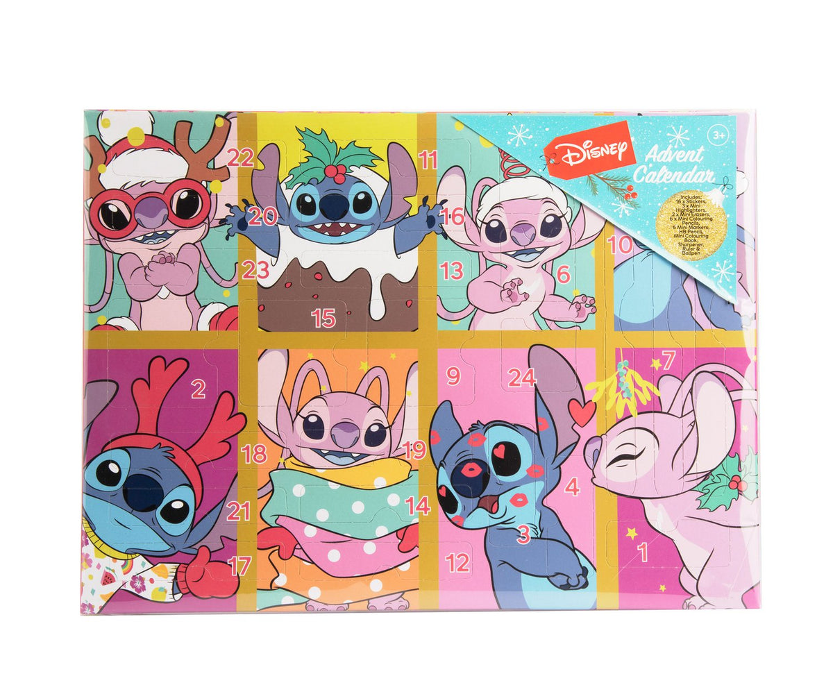 Stitch Advent Calendar with 24 Craft Supplies for Kids