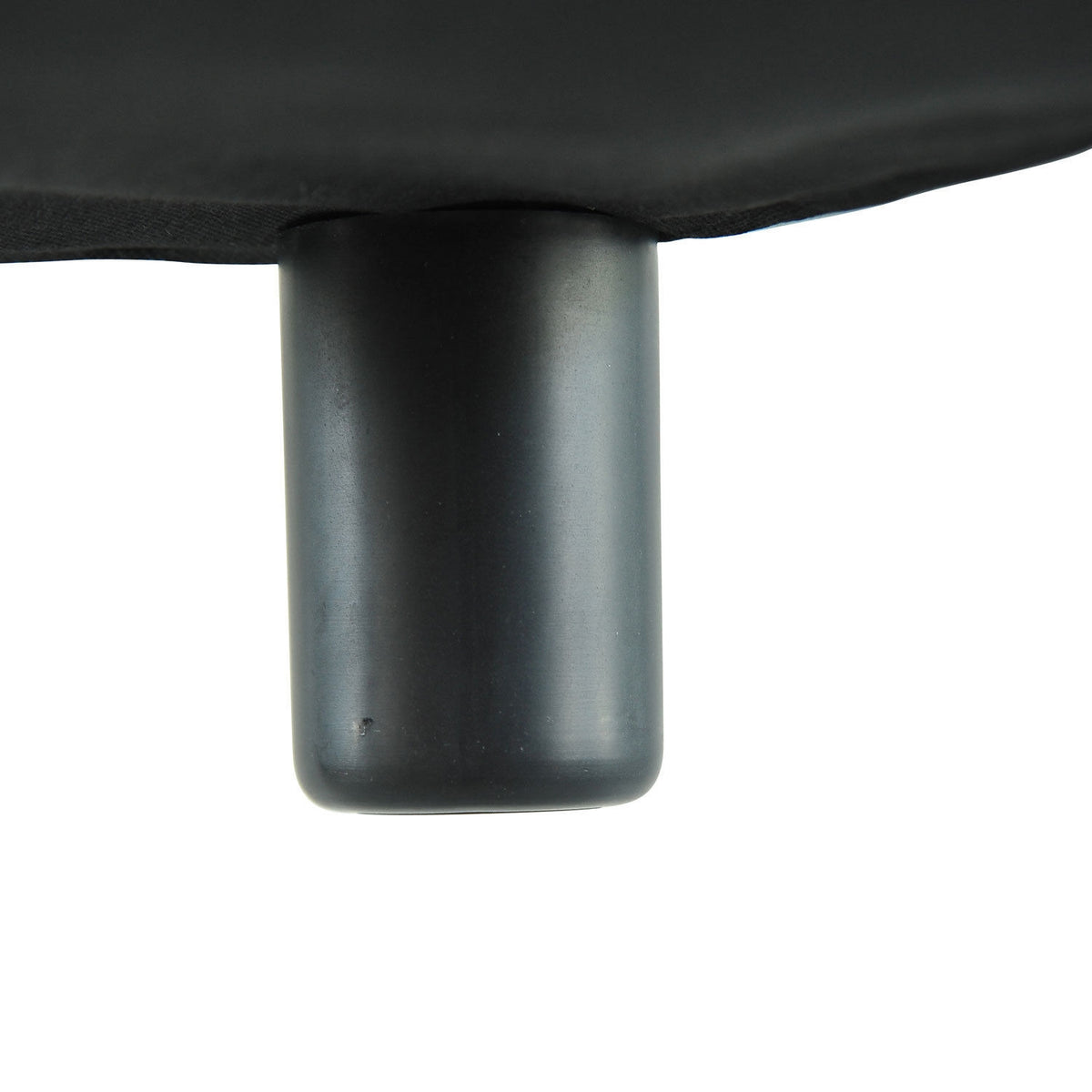 Stool Chesterfield Bench Made Of Faux Leather, Black, 40X30X24Cm