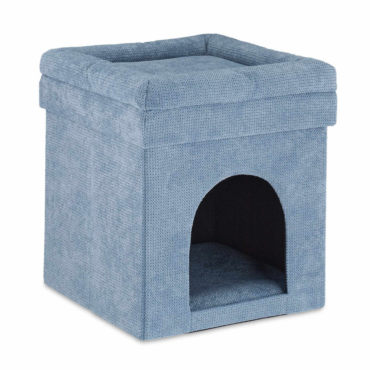 Stool for cat cave in grey