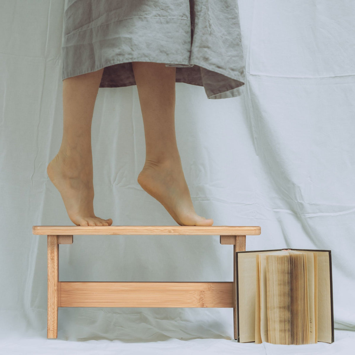 Stool in bamboo