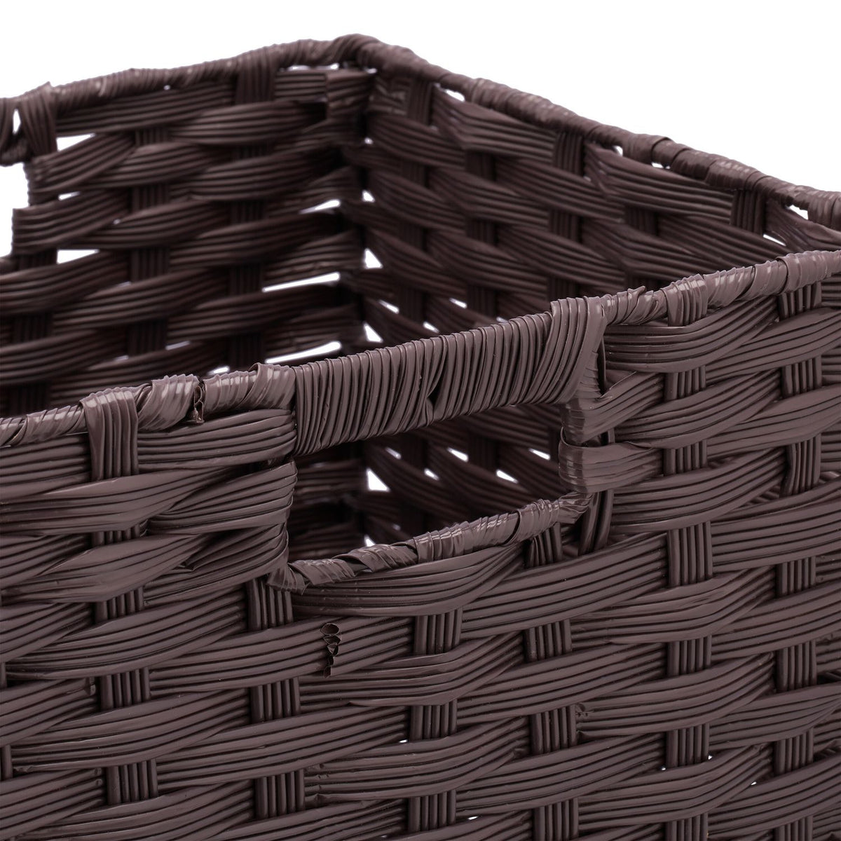 Storage Baskets Set of 4 – Durable Plastic Organisers