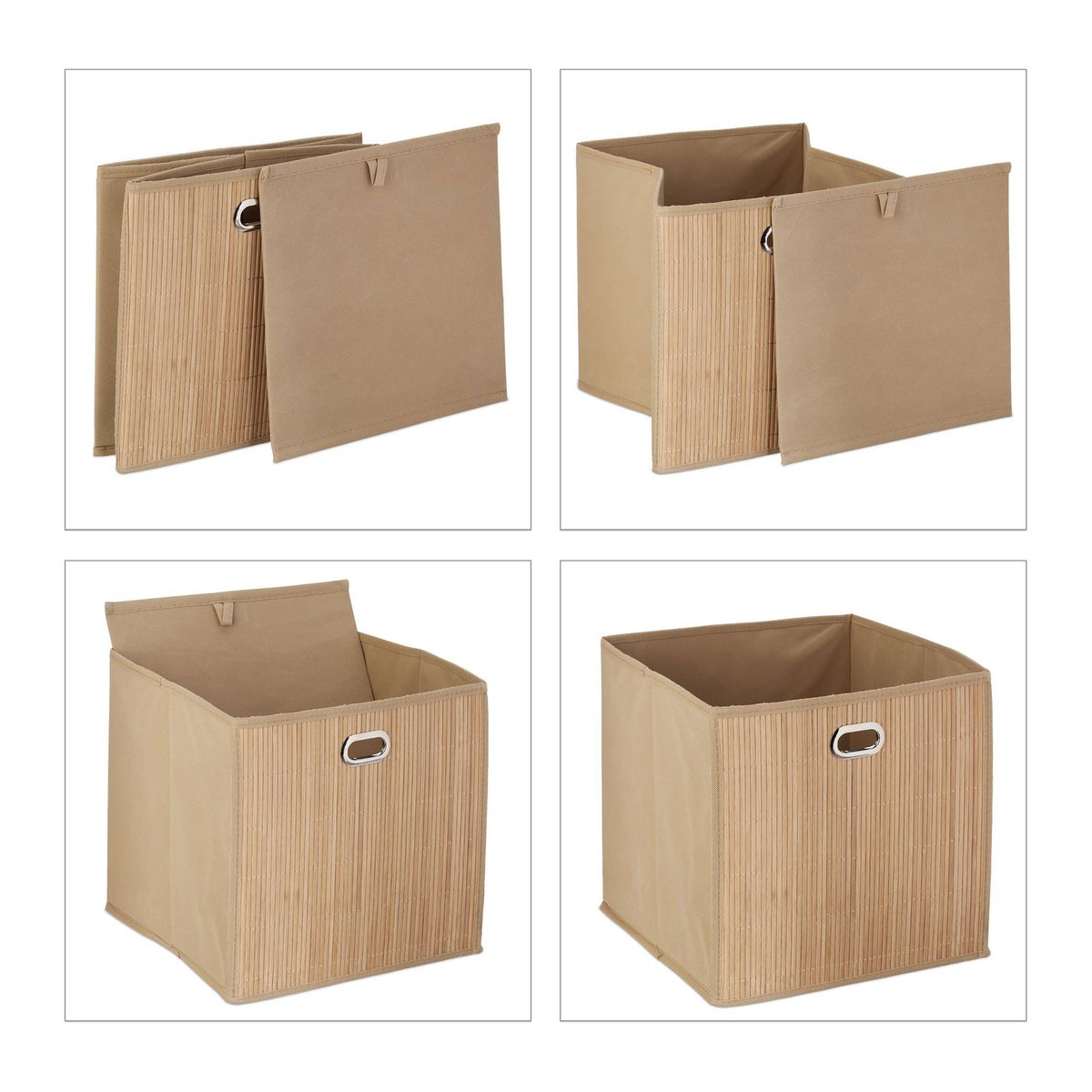 Storage basket Bamboo High