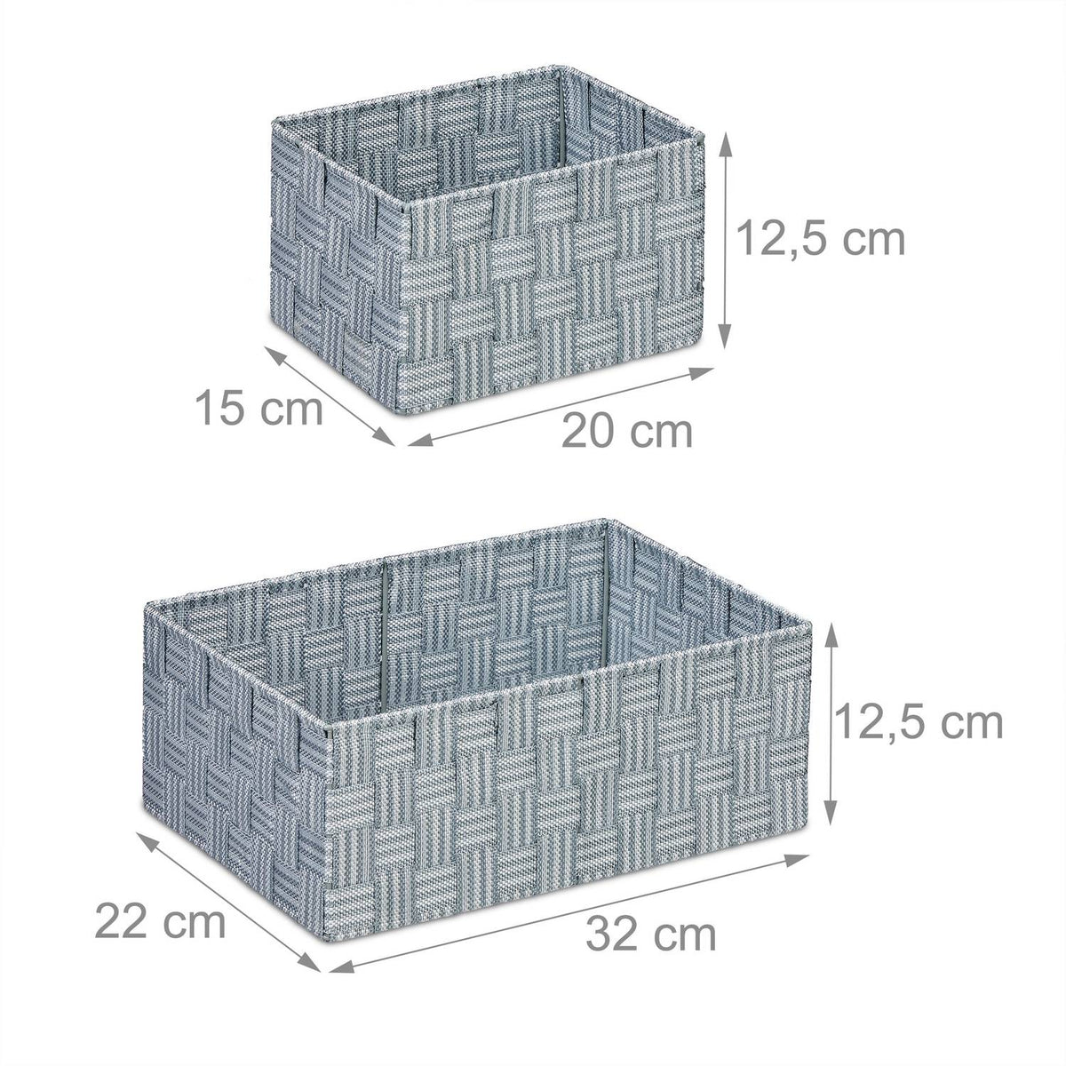 Storage basket set of 3