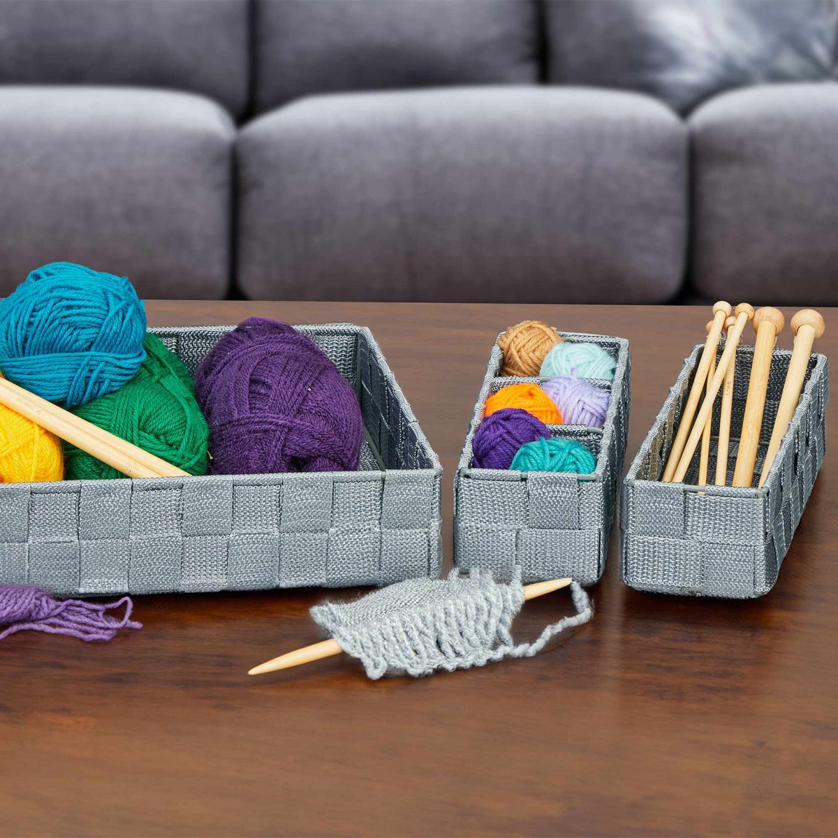 Storage basket set of 6