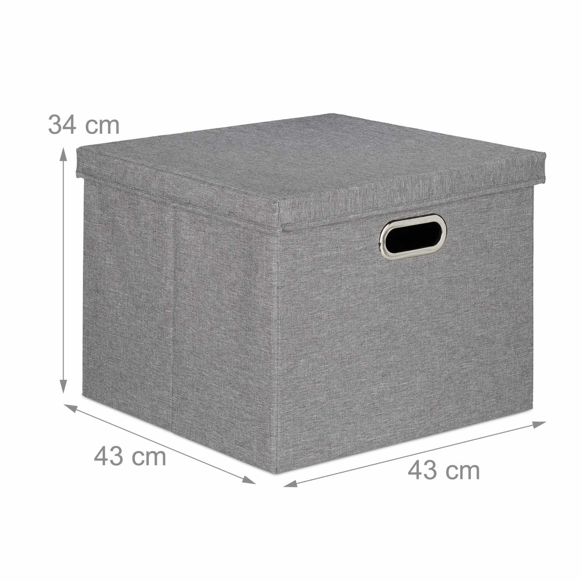 Storage box square set of 2