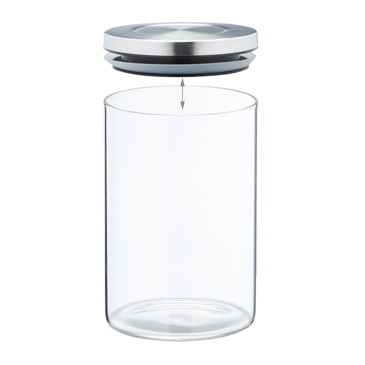 Storage jars in sets of 3,800 ml