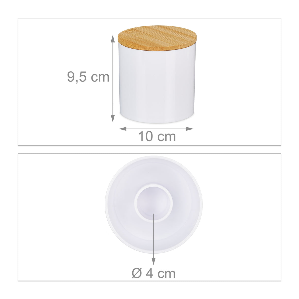 Storage set with 3 cotton swabs