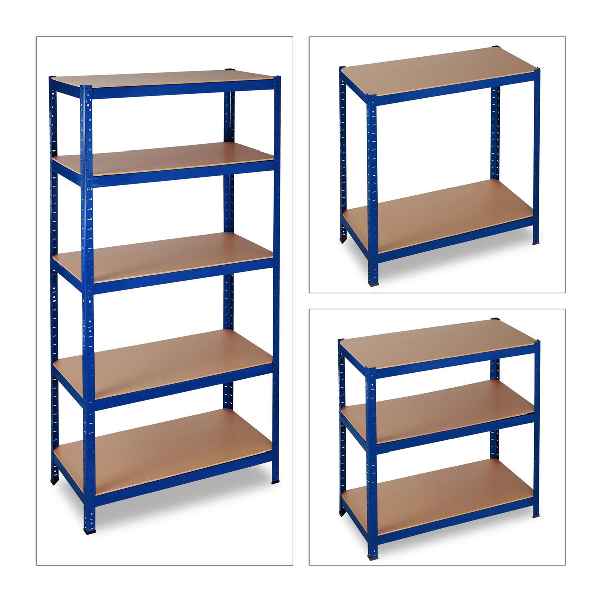 Storage shelf 1325 kg blue