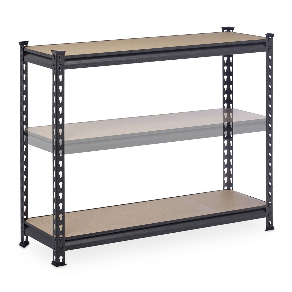 Storage shelf 1800 kg black