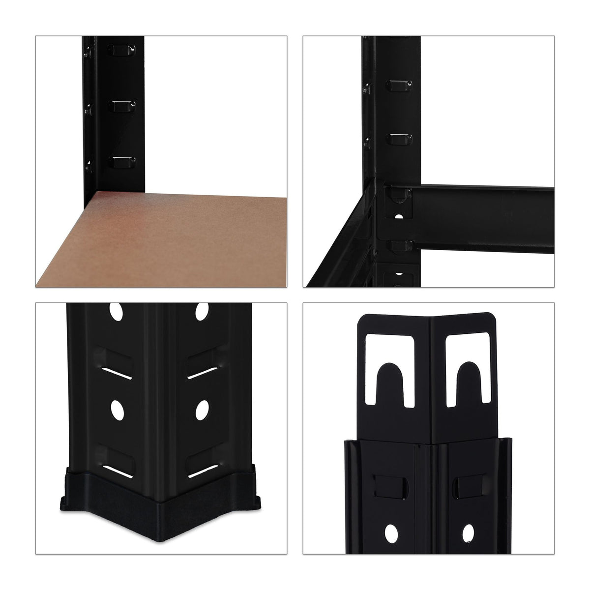 Storage shelf black
