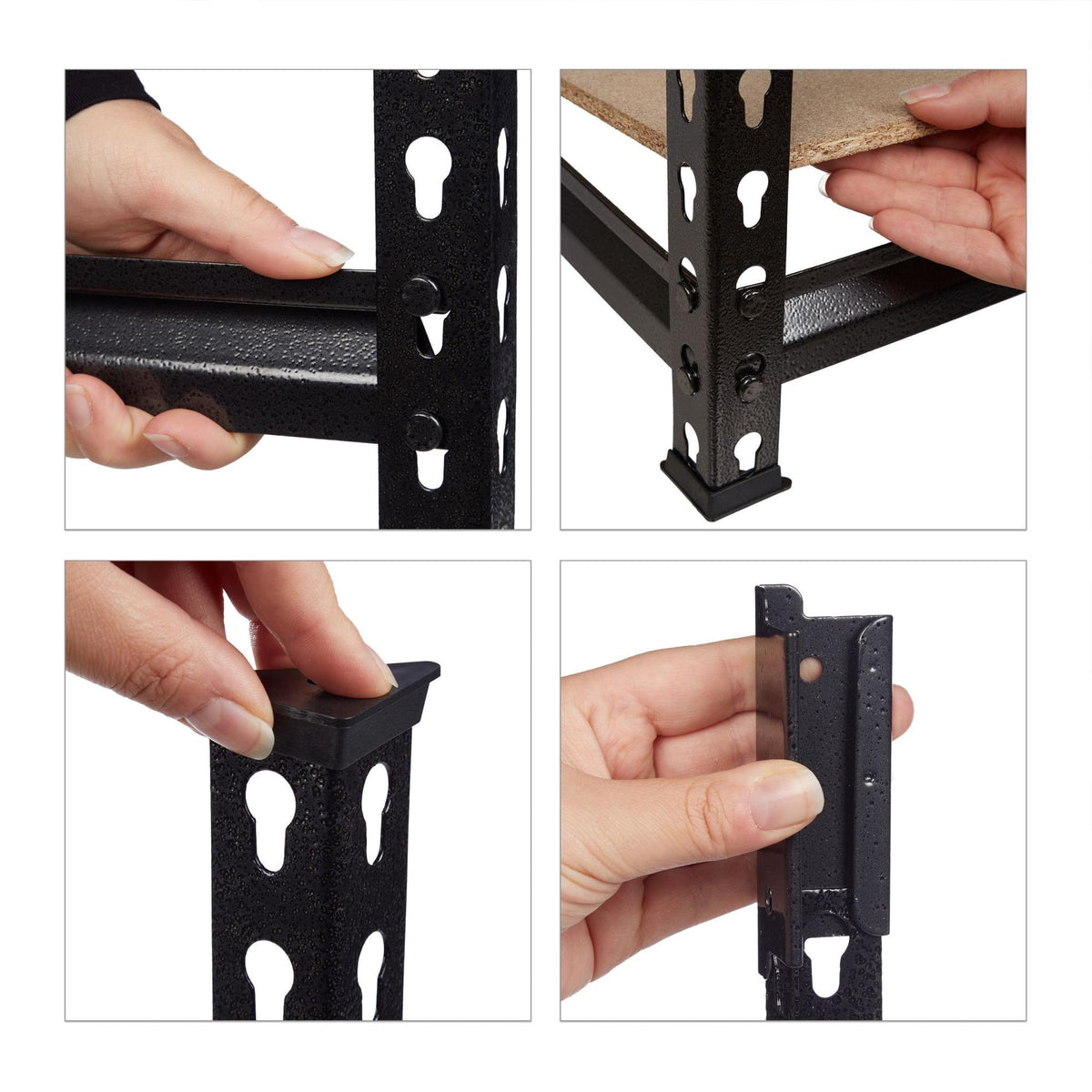 Storage shelf black