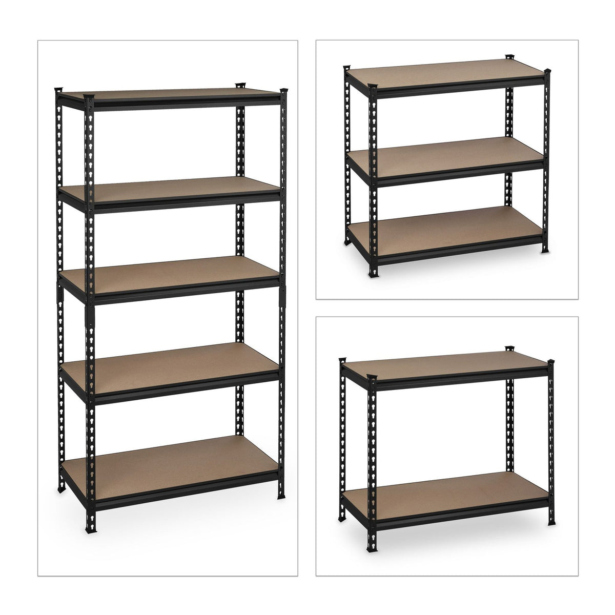 Storage shelf black