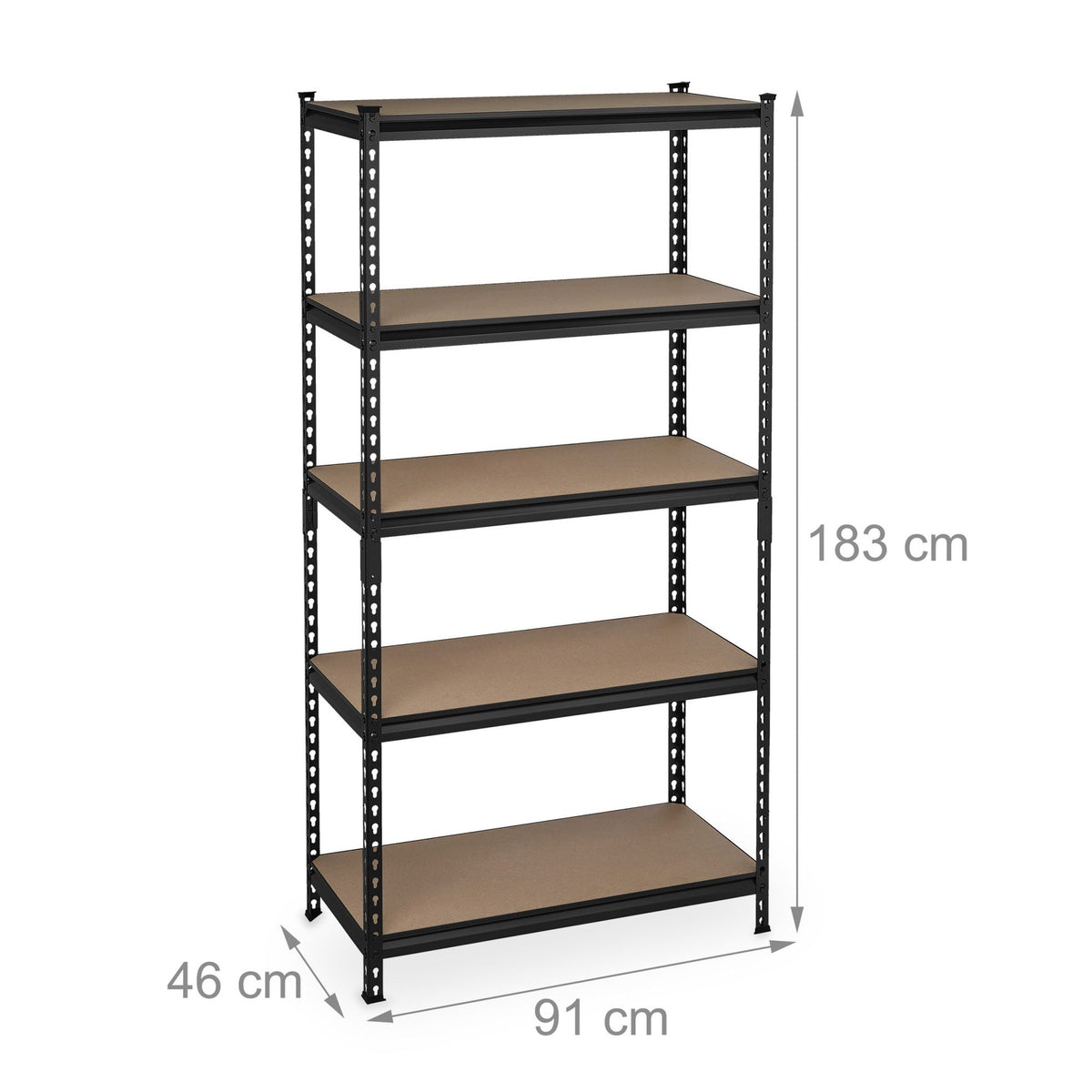 Storage shelf black