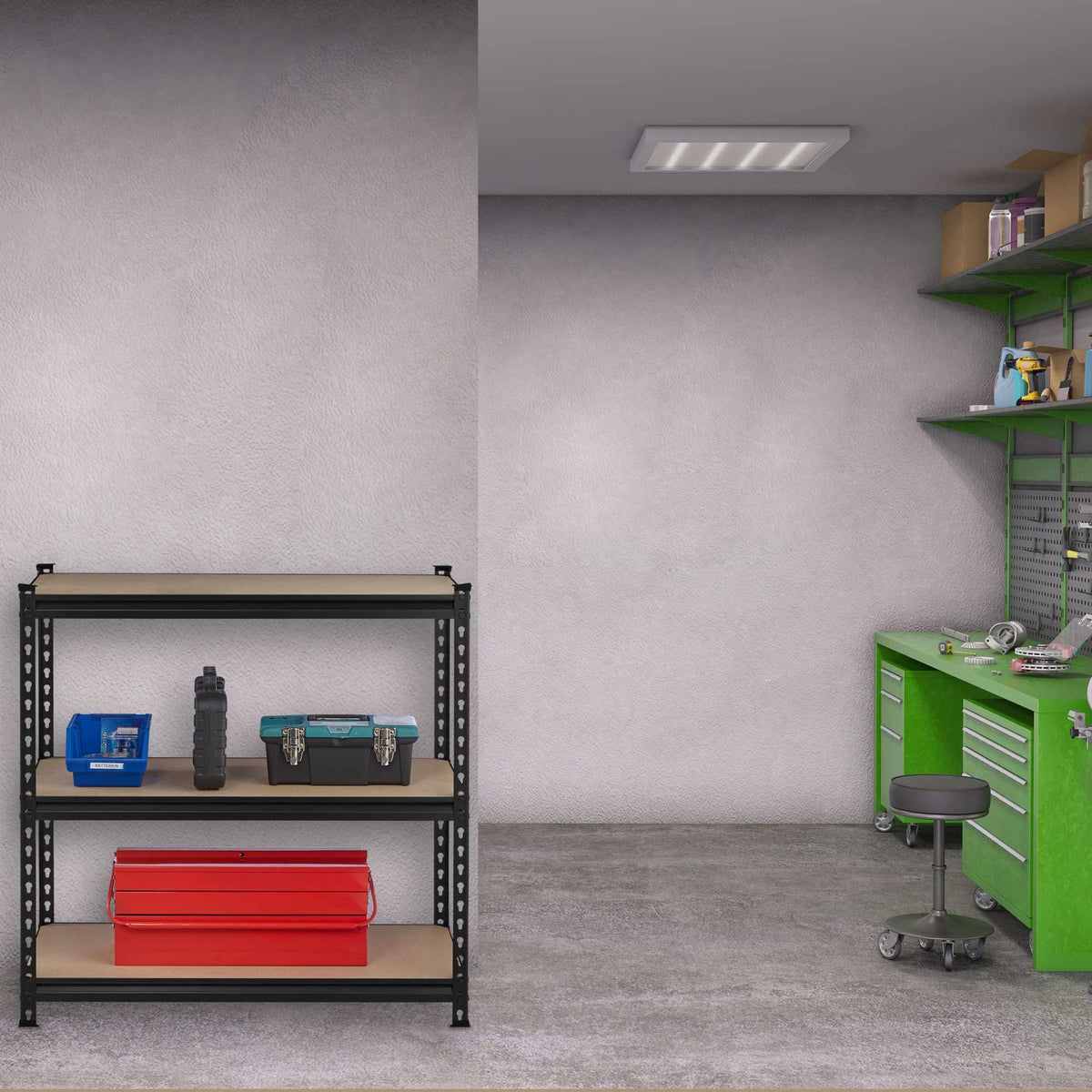 Storage shelf black
