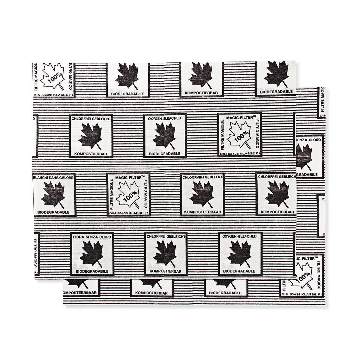 Stove fan grease filter | 57 x 47 cm | Replacement indicator | Hackable