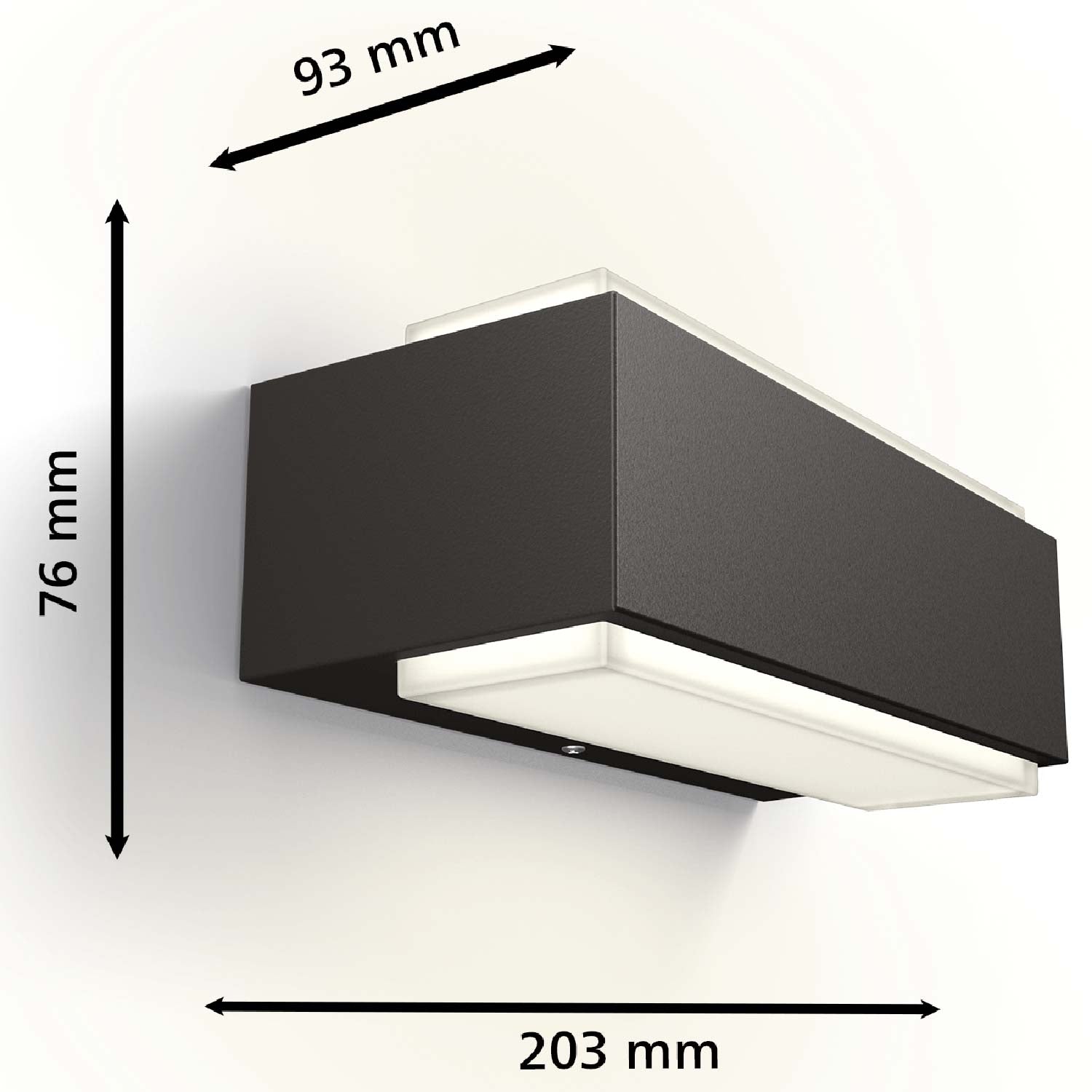 Stratosphere Wall Lamp Ultra Efficient LED 3.8W 800lm Anthracite