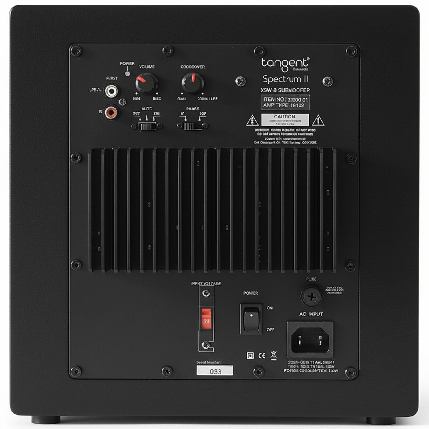 Subwoofer Speaker, 8-Inch, Black