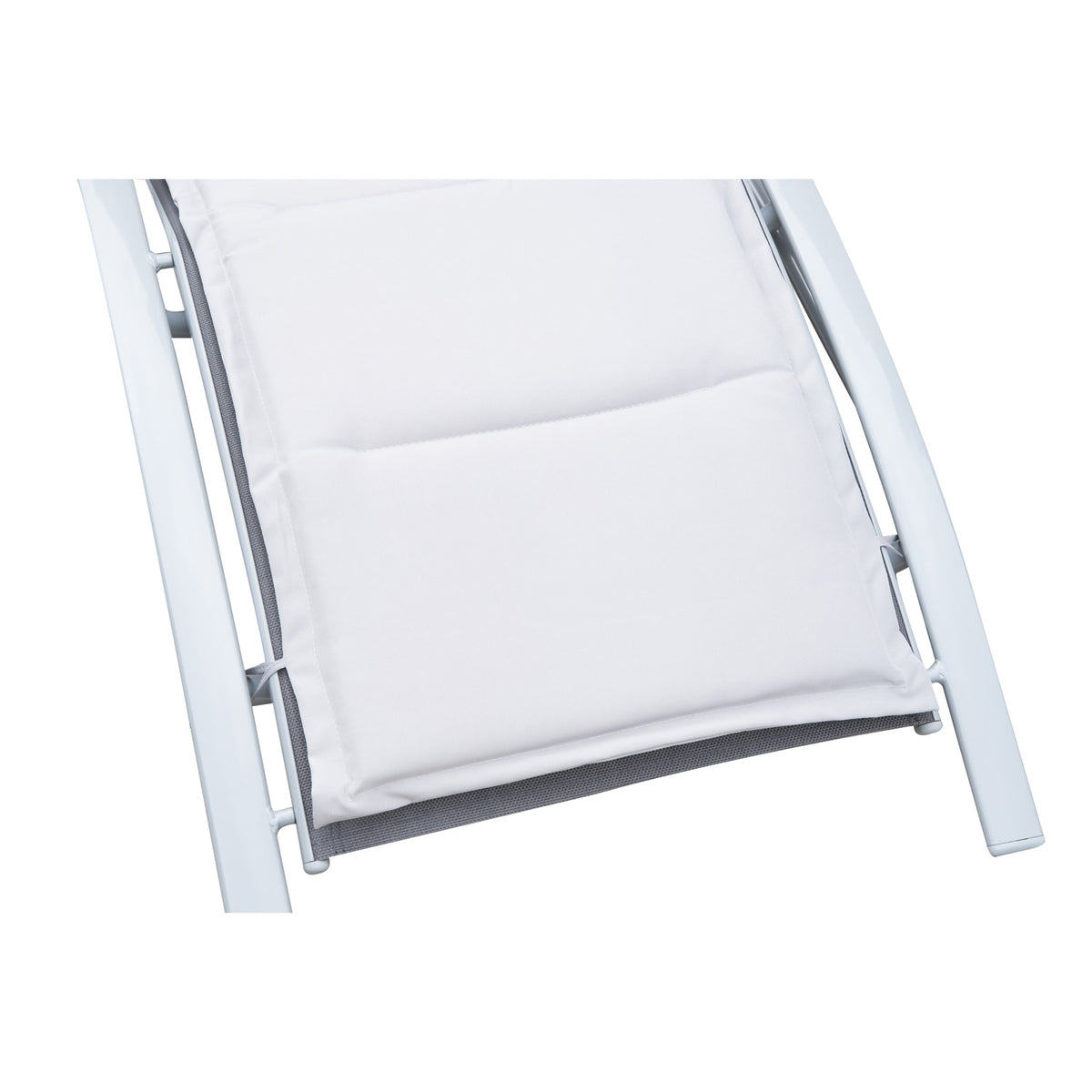Sun Lounger Garden Lounger Garden Chair Relaxation Chair Deck Chair Aluminum Adjustable Gray 170 X 64 X 82 Cm