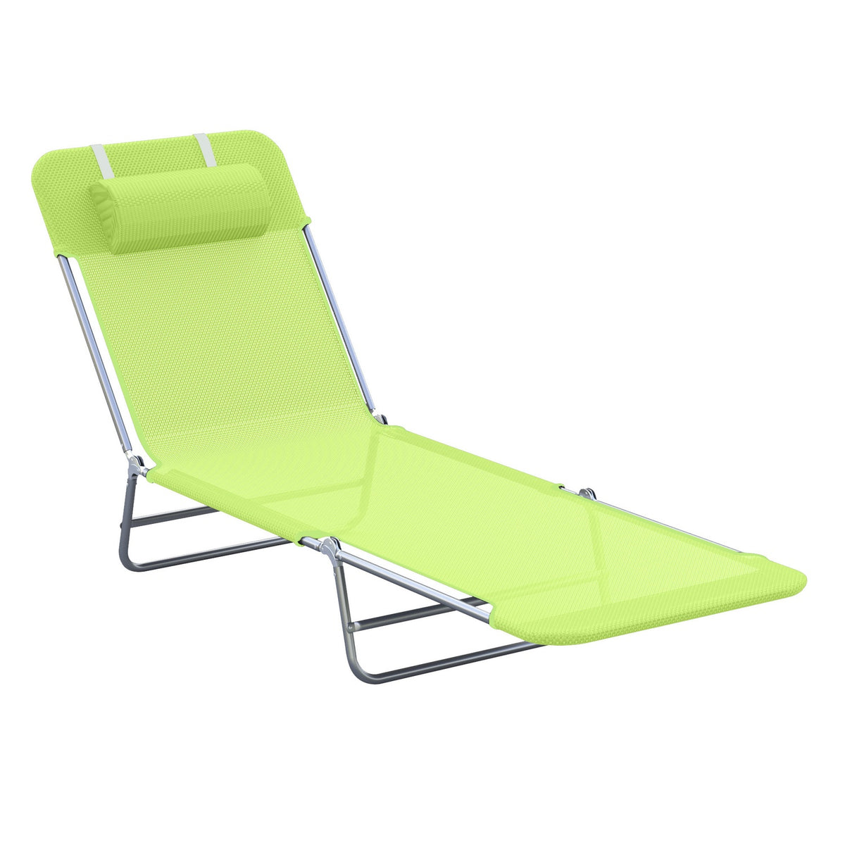 Sun Lounger Garden Lounger Relax Lounger Bathroom Lounger Two-Legged Lounger 4 Colors (Green)