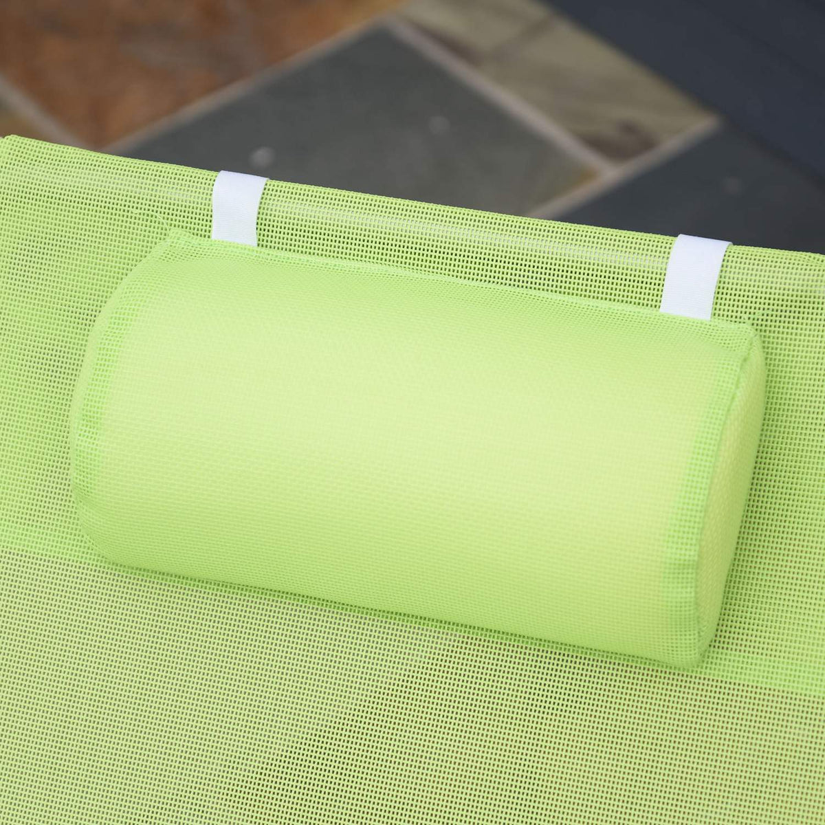 Sun Lounger Garden Lounger Relax Lounger Bathroom Lounger Two-Legged Lounger 4 Colors (Green)