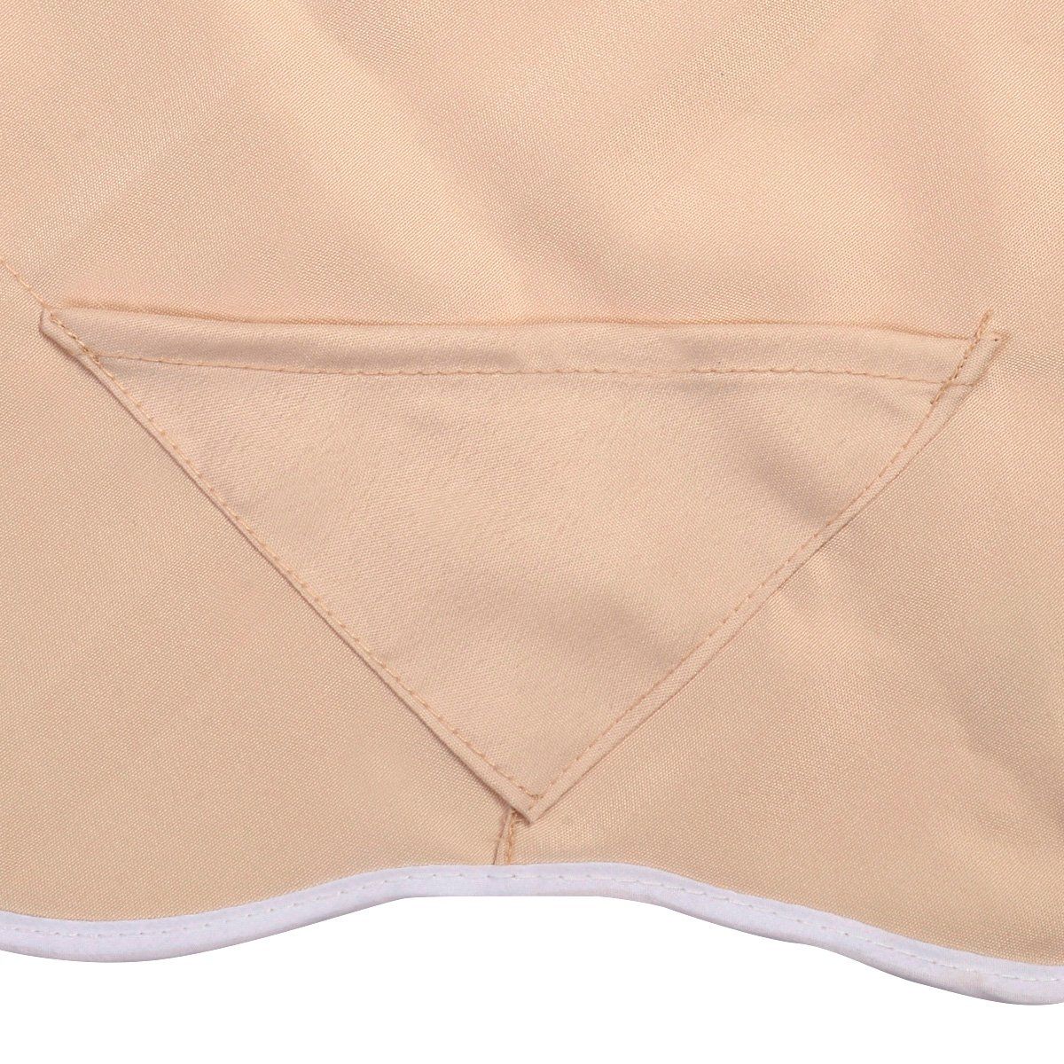 Sun canopy replacement roof roof cover for porch swing beige/green 196 x 110 cm-beige