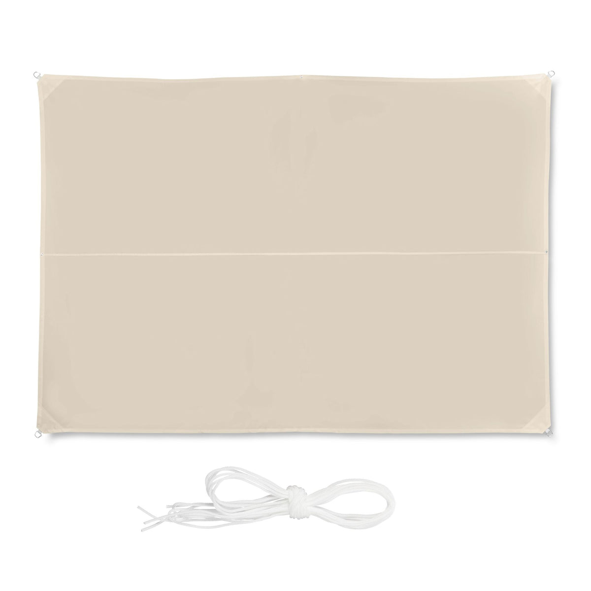 Sun sail rectangular beige
