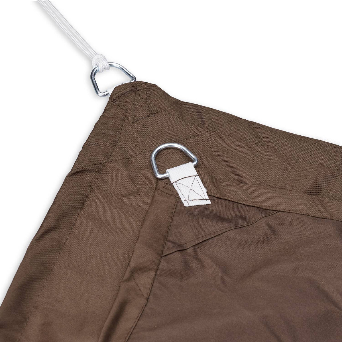 Sun sail rectangular brown
