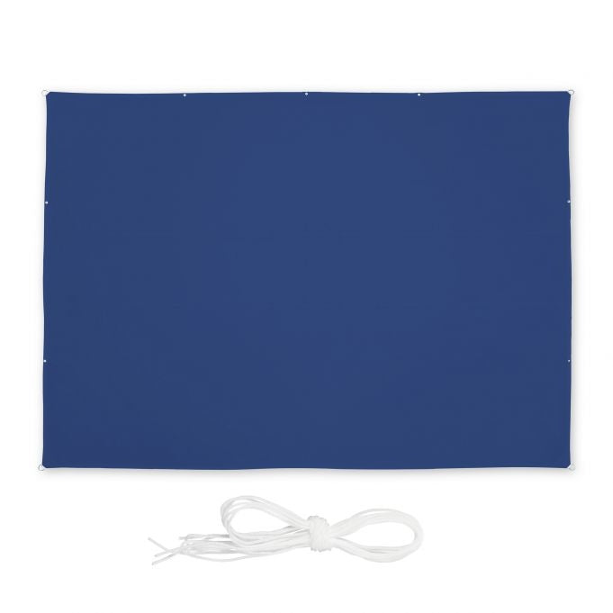 Sun sail rectangular dark blue
