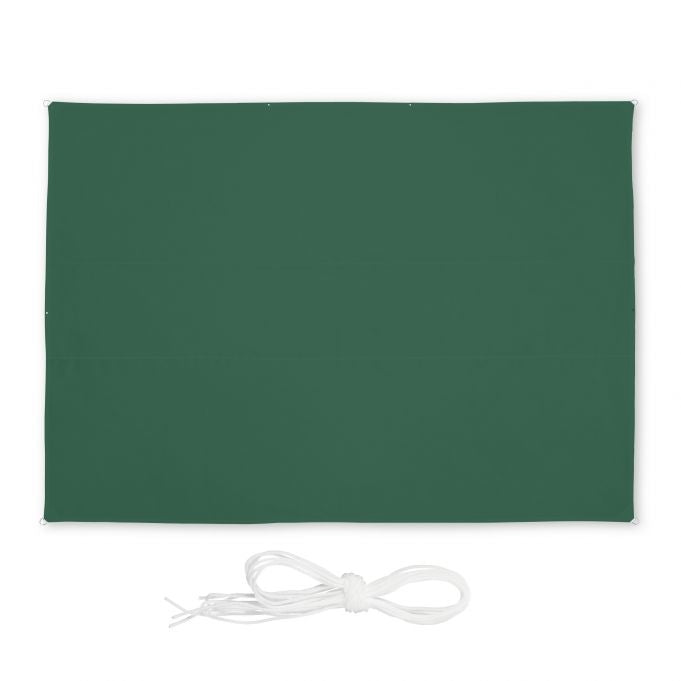 Sun sail rectangular green