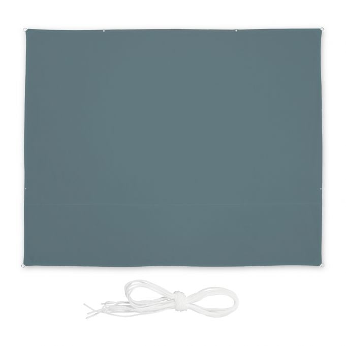 Sun sail rectangular grey